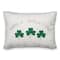 Happy Patricks Day Clover 14" x 20" Throw Pillow